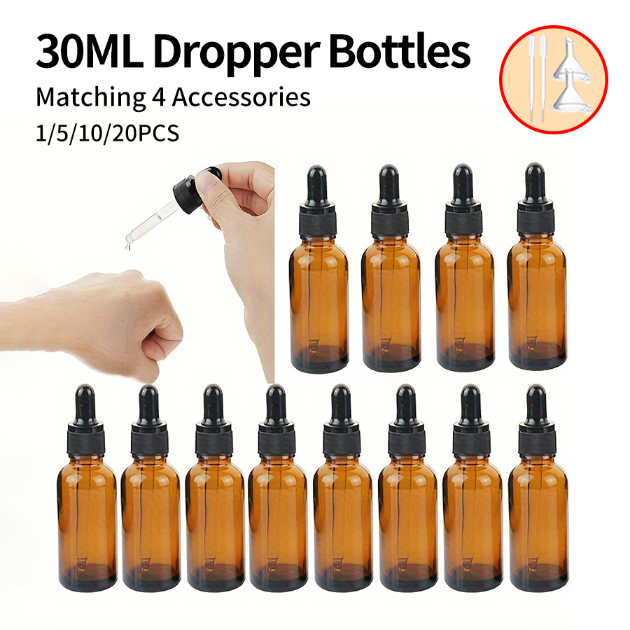 Perfume Fragrance Liquid - 5/10/20pcs + 4 acessórios frasco conta-gotas