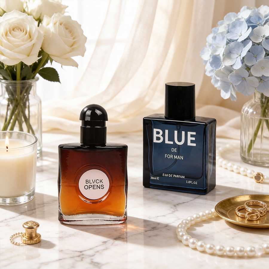 Perfume Light Fragrance - Perfume Azul para Homens e Mulheres,