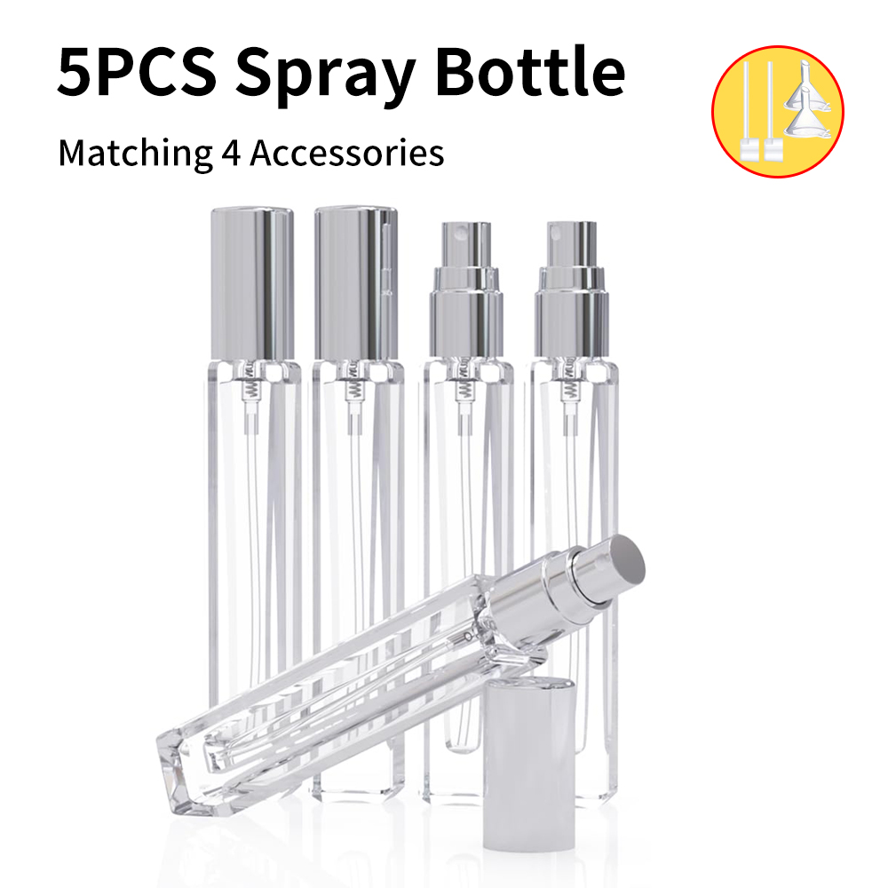 Perfume Fragrance Dispenser - Kit com 5 Atomizadores de Colônia