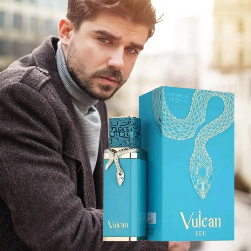 Perfume Fragrance Dubai - Fragrância Vulcan Feu Perfume Árabe do