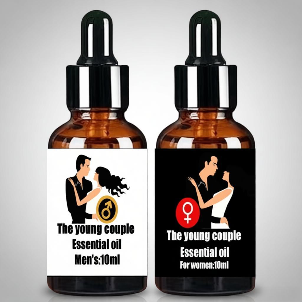Perfume Fragrance Enhancer - Jovem casal feromônio óleo essencial amor