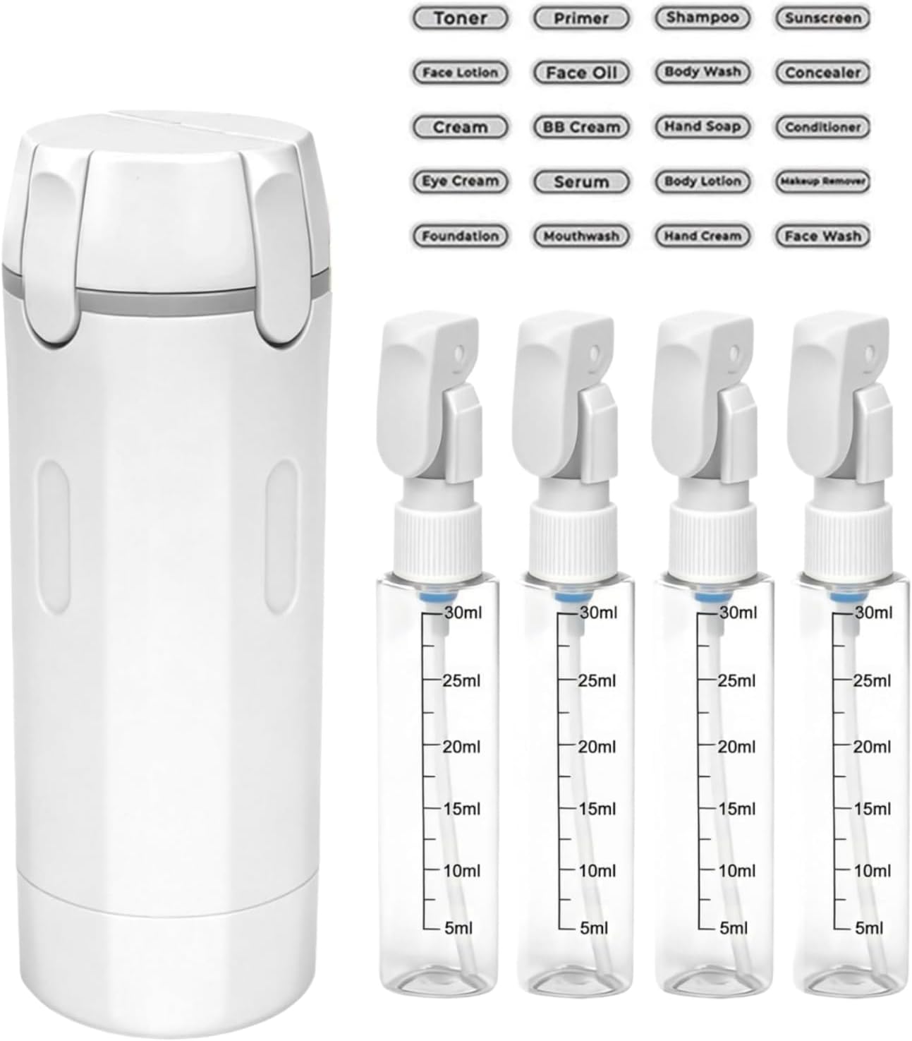 Perfume Fragrance Dispenser - Dispensador de viagem 4 em 1,