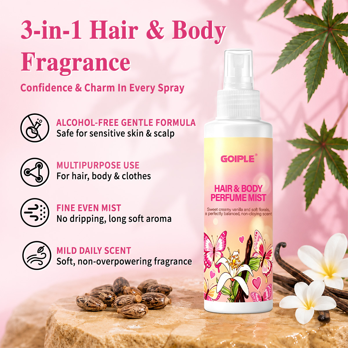 Perfume para Cabelo e Corpo, S - Perfume Fragrance Mist avaliação e preço