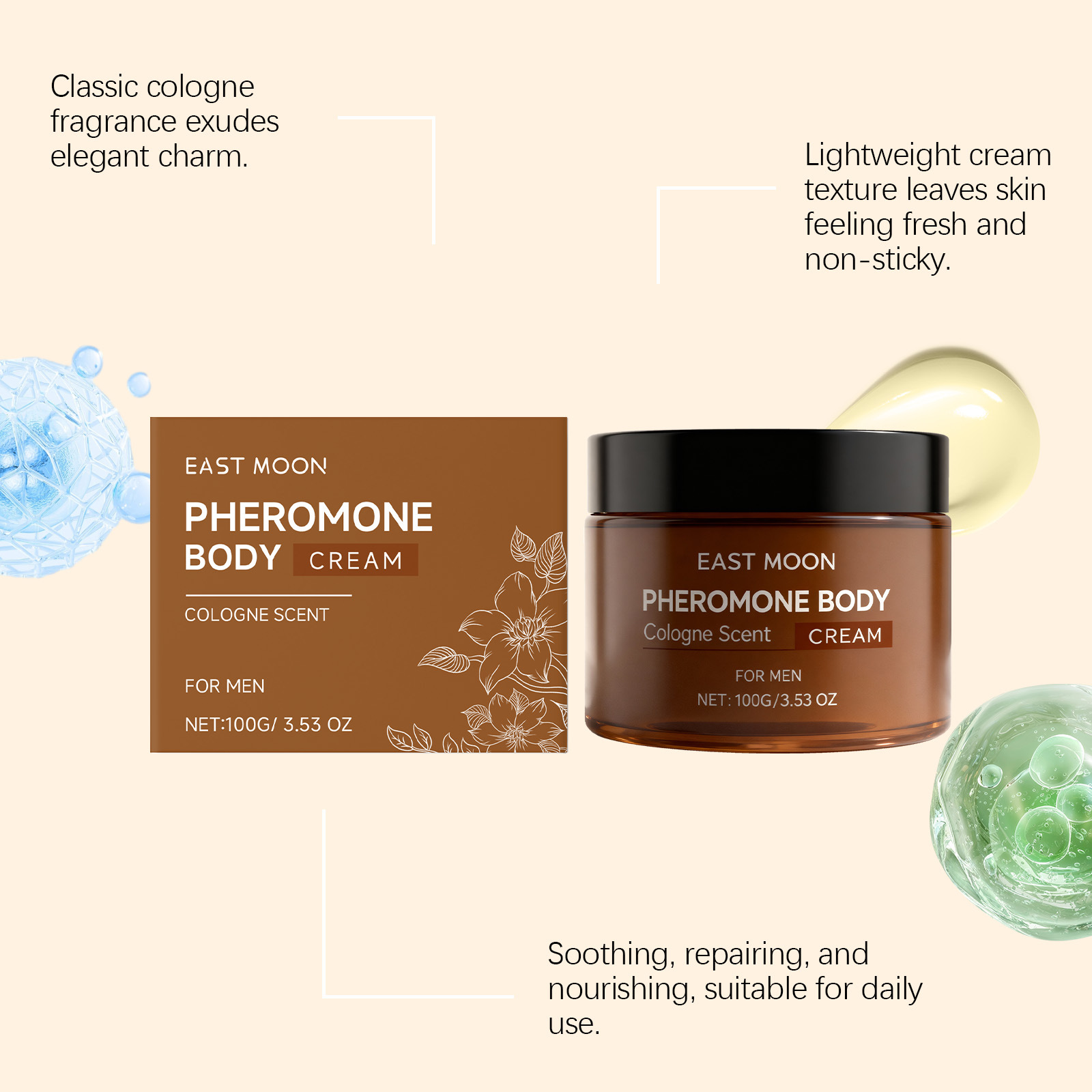Loção Hidratante Masculina Eas - Perfume Fragrance Enhancer avaliação e preço