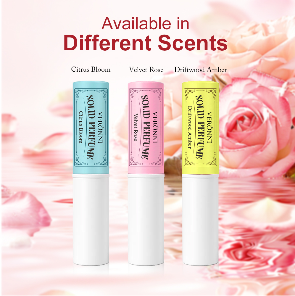 Bálsamo perfumado sólido portá - Women'S Perfume Rose Fragrance avaliação e preço