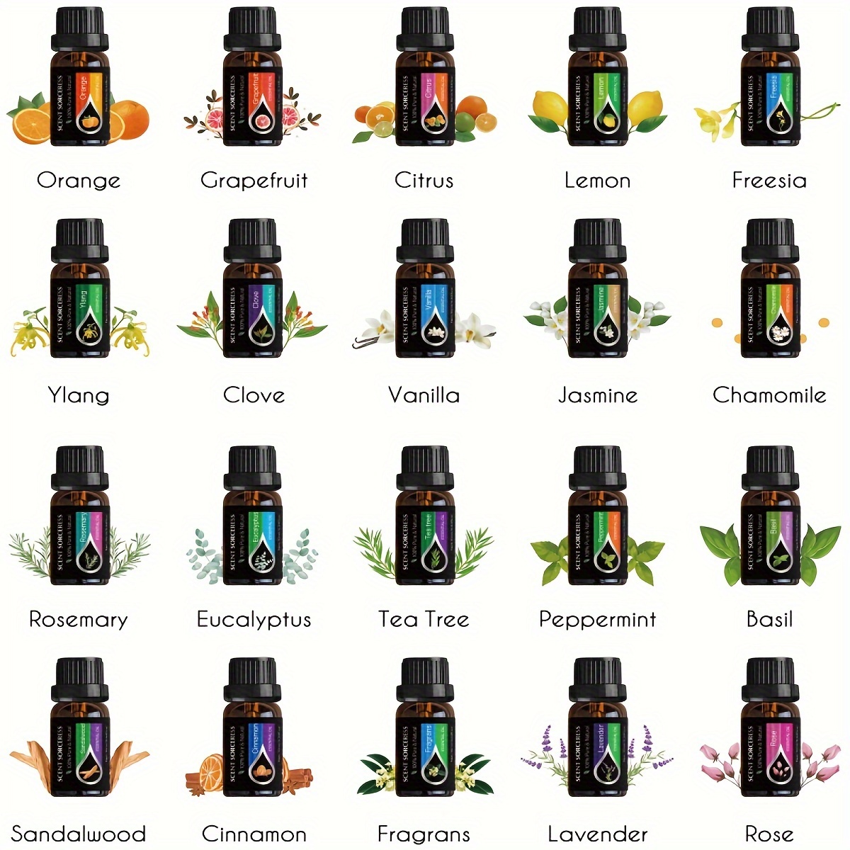 20 pçs/set conjunto de óleo es - Perfume Fragrance Diffuser avaliação e preço