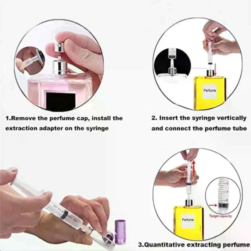 Seringa de plástico para perfu - Perfume Fragrance Dispenser avaliação e preço