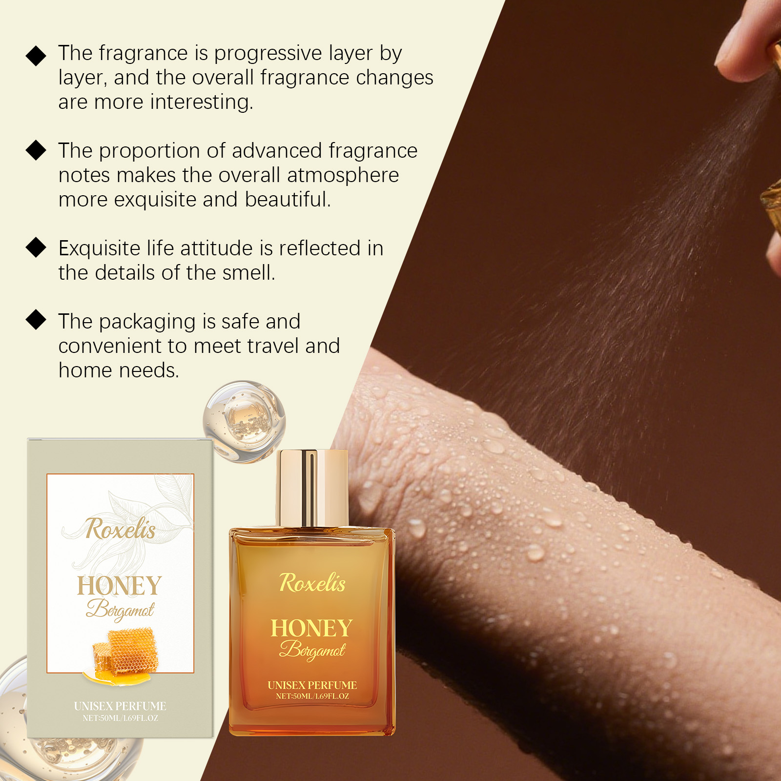 Mel bergamota unissex perfume  - Perfume Fragrance Enhancer avaliação e preço