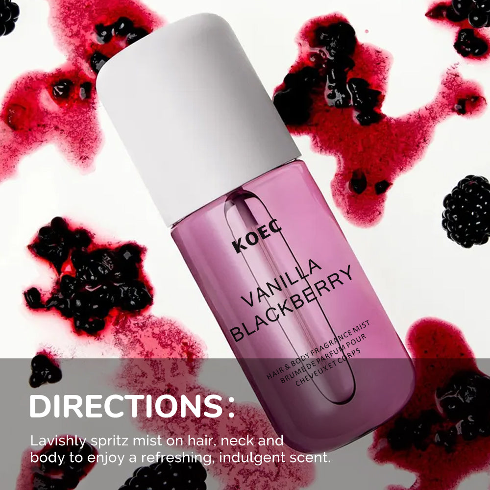 50ml koec baunilha blackberry  - Perfume Fragrance Mist avaliação e preço